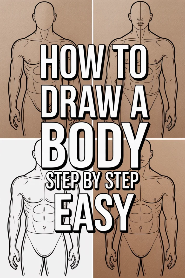 ✏️ How To Draw A Body Step By Step Easy