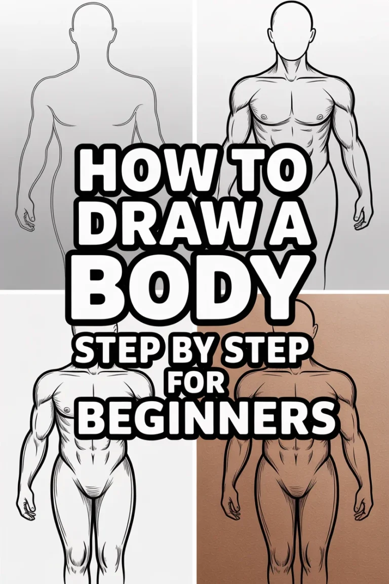 🎨 How To Draw A Body Step By Step For Beginners
