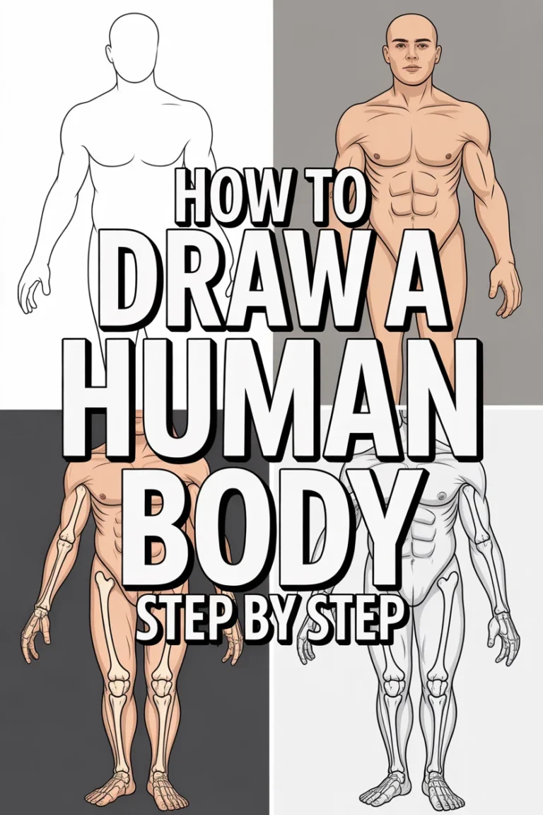🎨 How To Draw A Human Body Step By Step