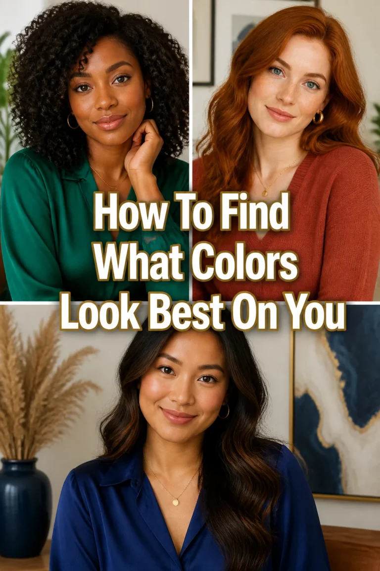 🎨 How To Find What Colors Look Best On You