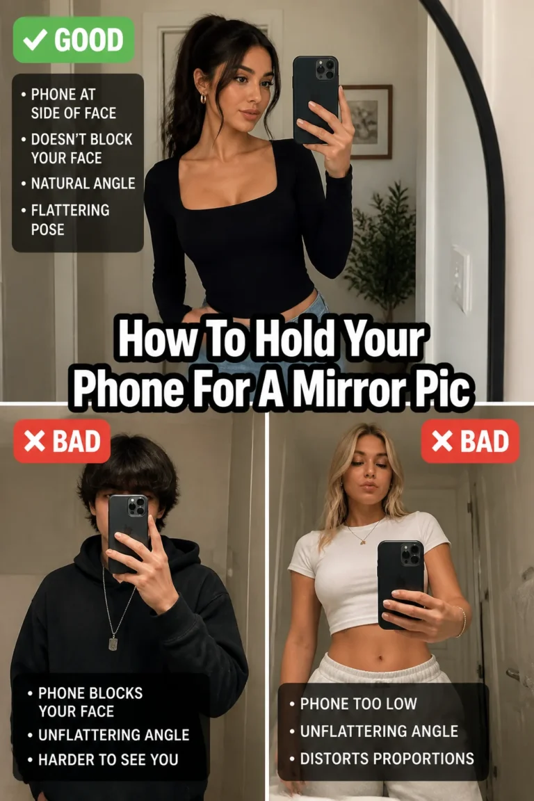 🤳 How To Hold Your Phone For A Mirror Pic