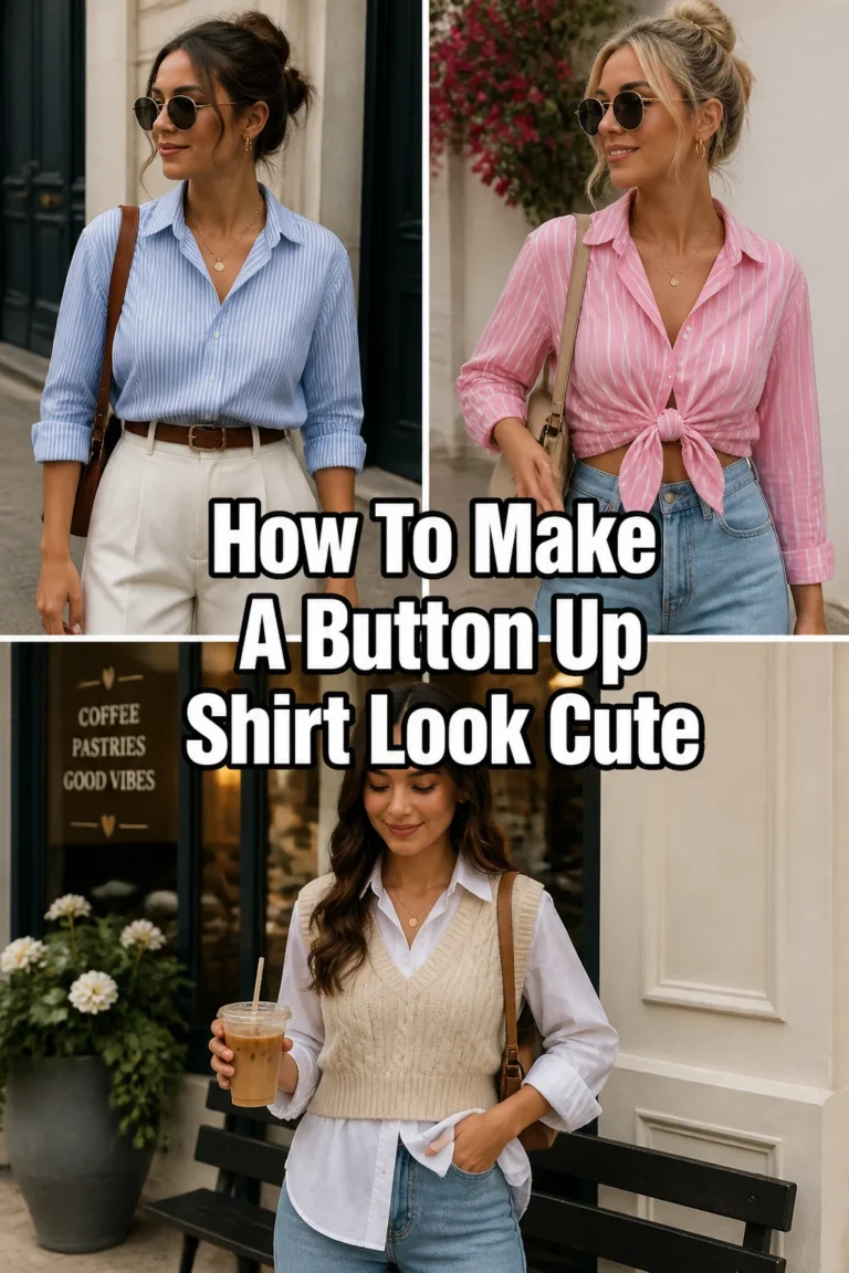 👕 How To Make A Button Up Shirt Look Cute