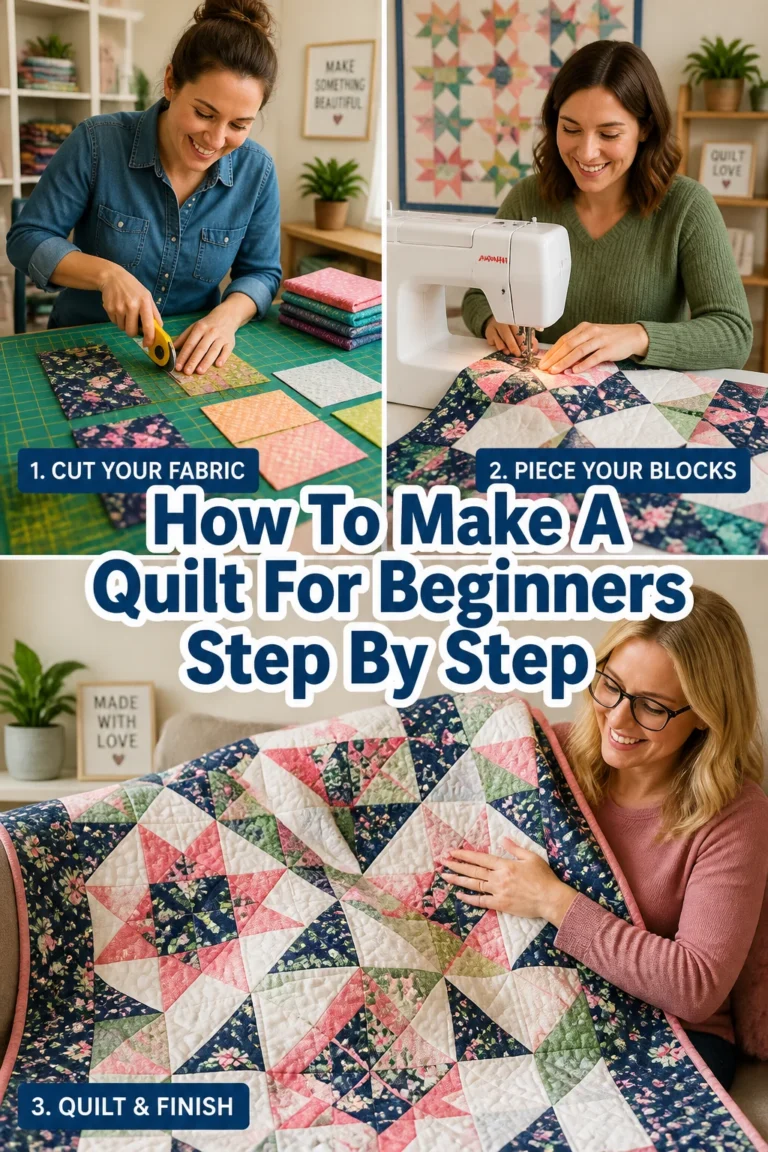 🧵 How To Make A Quilt For Beginners Step By Step