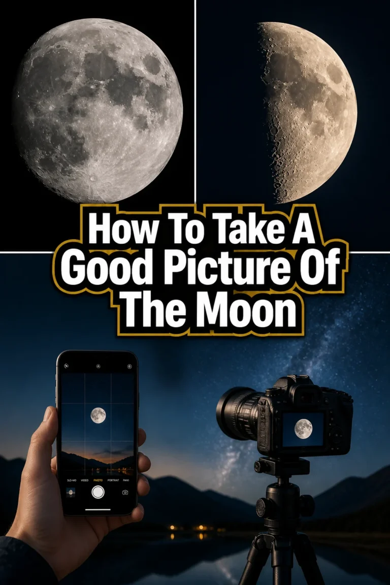 🌕 How To Take A Good Picture Of The Moon