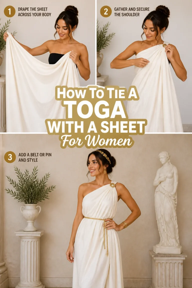 🩱 How To Tie A Toga With A Sheet For Women