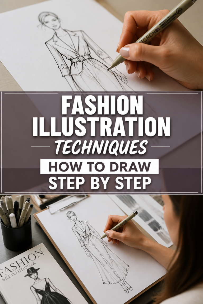 🌟 Fashion Illustration Techniques How To Draw Step By Step