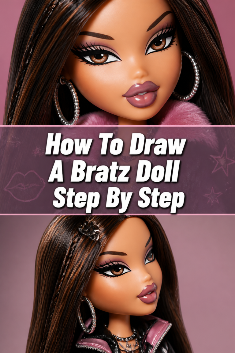 🎨 How To Draw A Bratz Doll Step By Step
