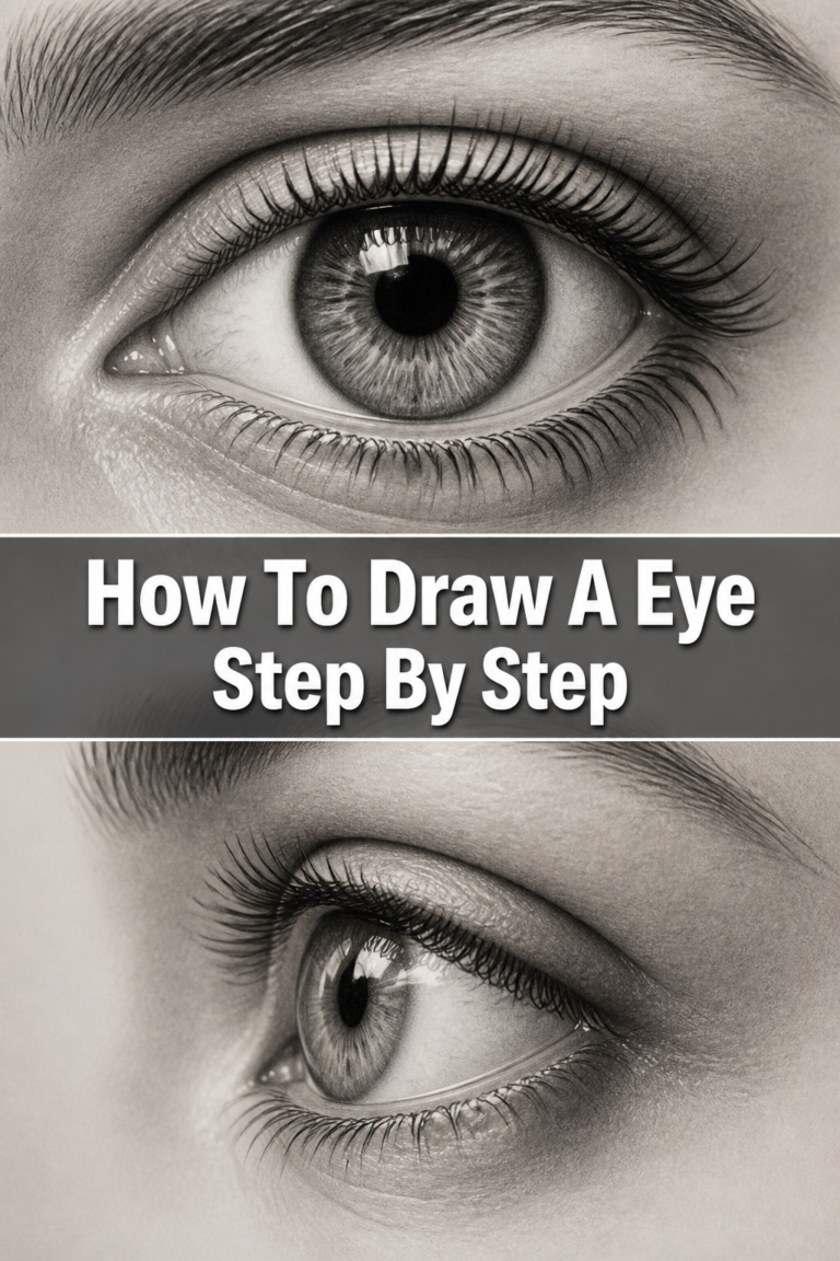 👁️ How To Draw A Eye Step By Step