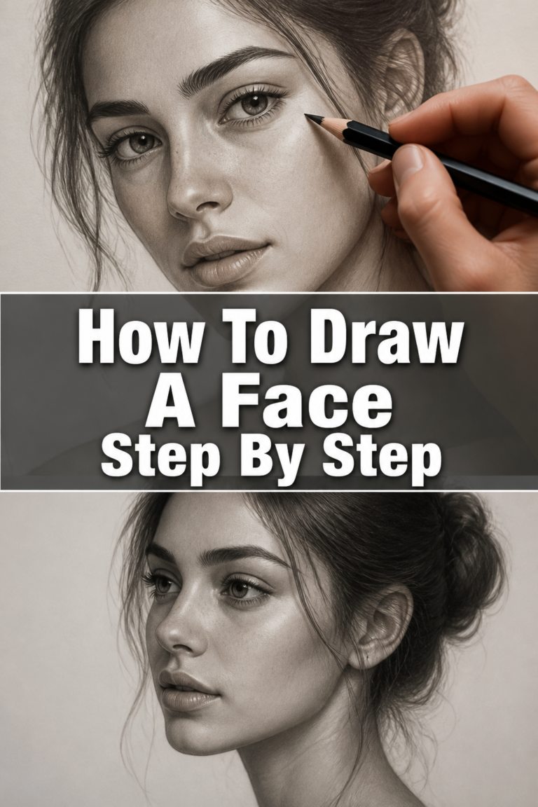 🔥 How To Draw A Face Step By Step