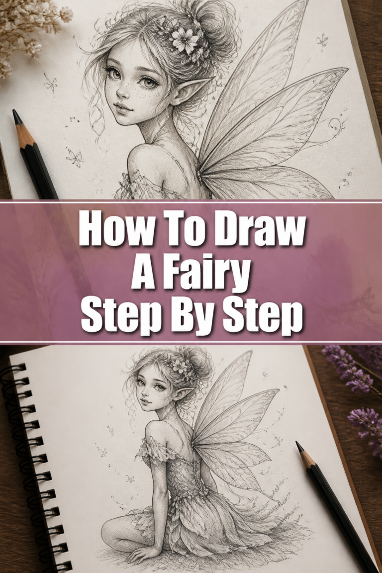🧚‍♀️ How To Draw A Fairy Step By Step