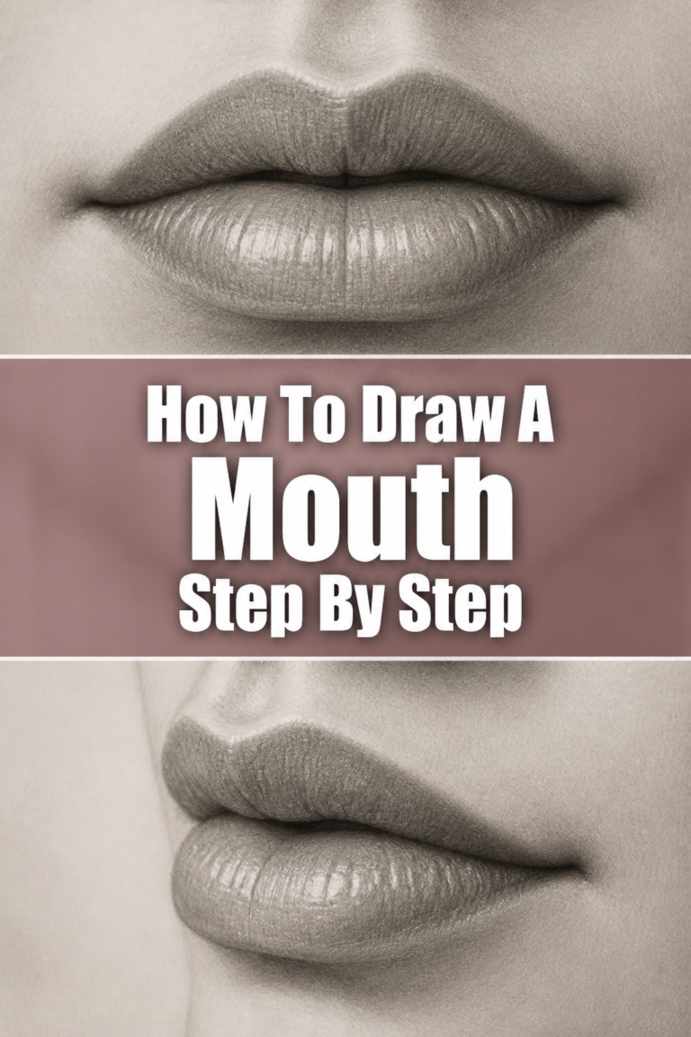 👄 How To Draw A Mouth Step By Step