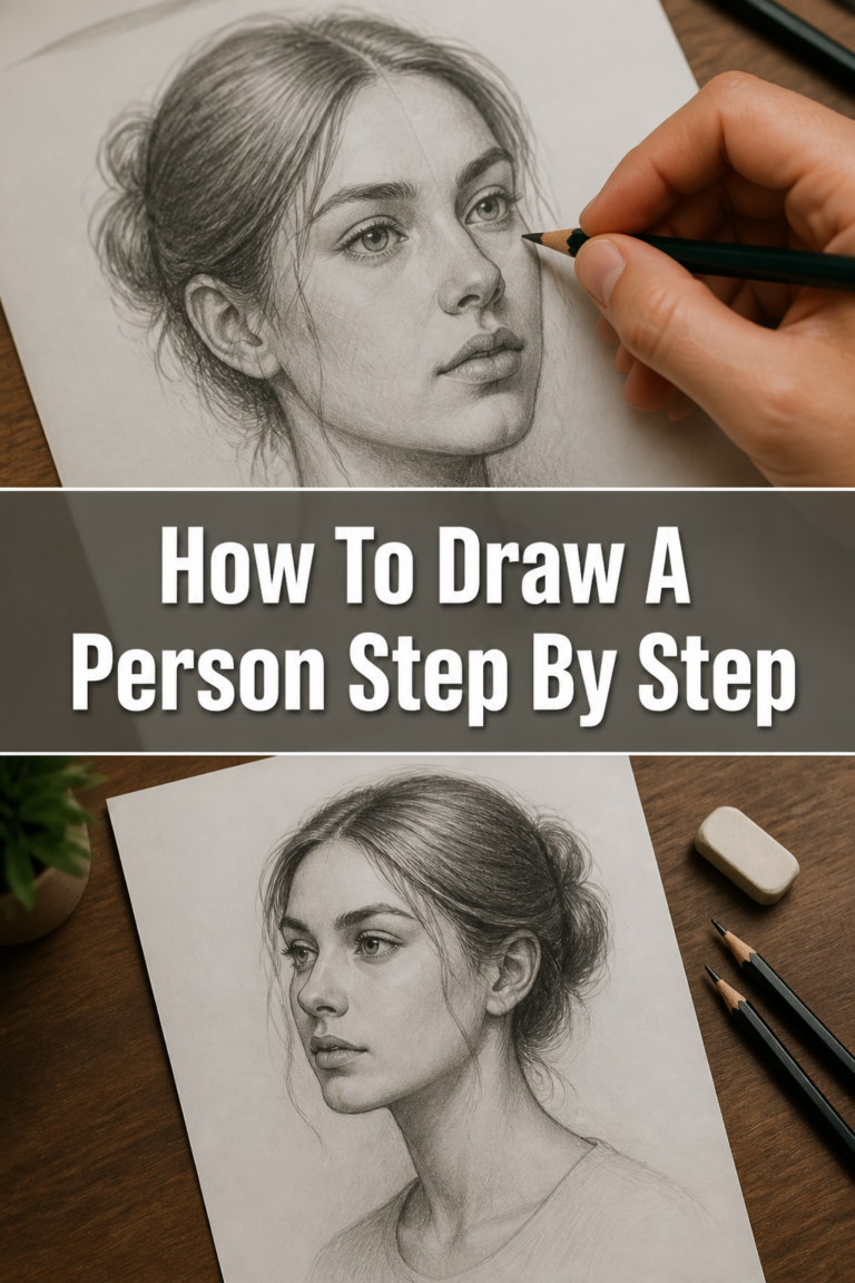 🎨 How To Draw A Person Step By Step