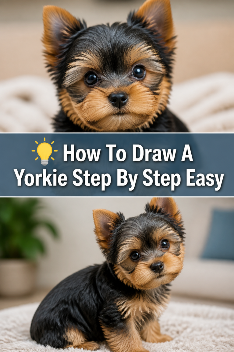 💡 How To Draw A Yorkie Step By Step Easy