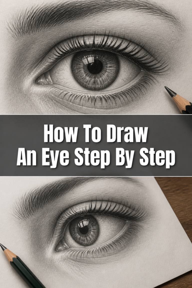 👁️ How To Draw An Eye Step By Step