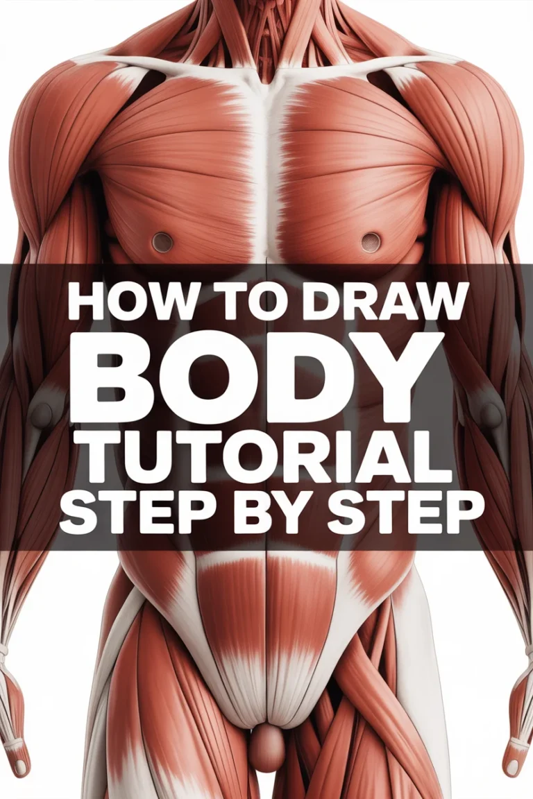 💪 How To Draw Body Tutorial Step By Step