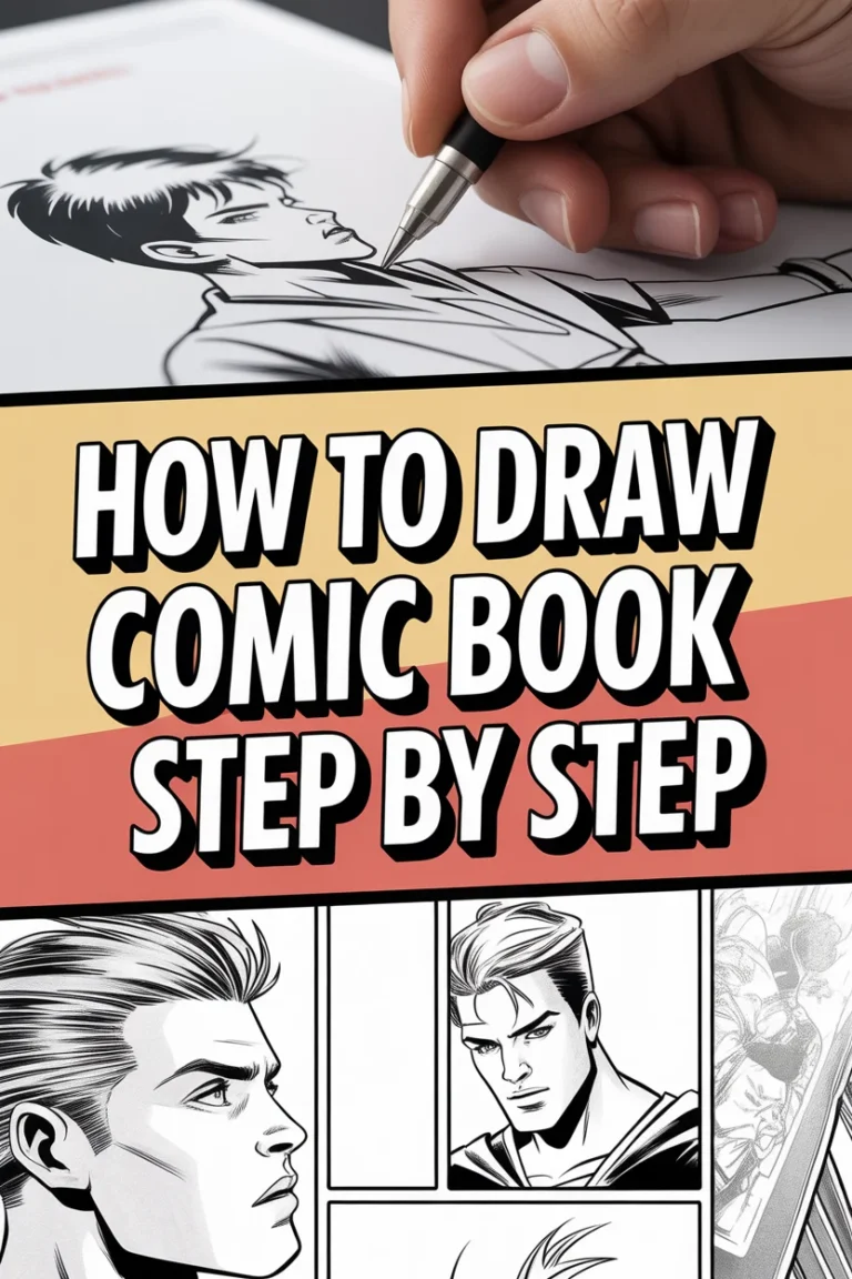 ✍️ How To Draw Comic Book Style Step By Step