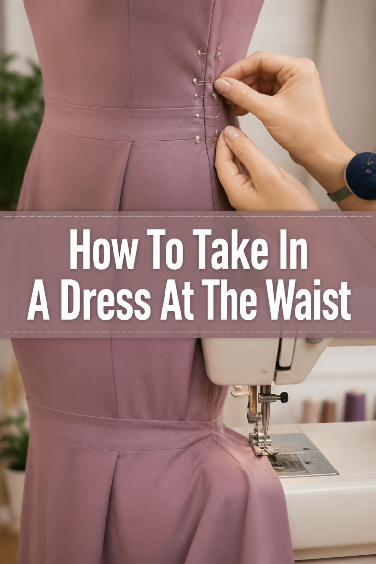 👗 How To Take In A Dress At The Waist