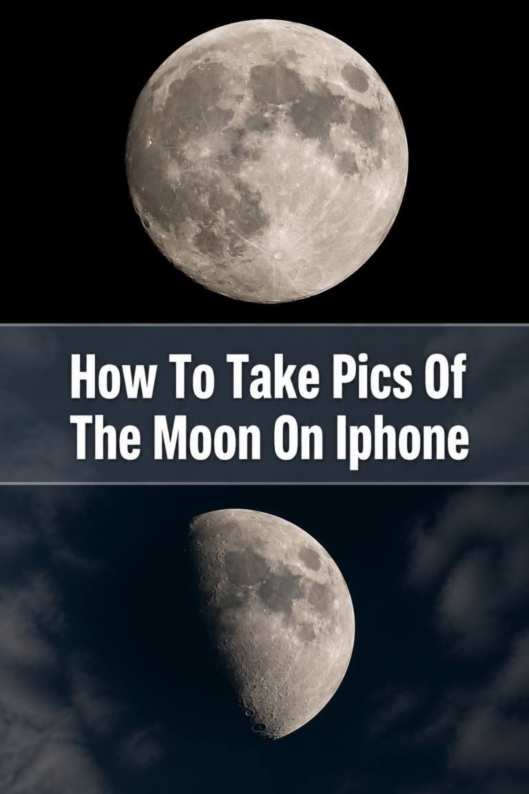 🌕 How To Take Pics Of The Moon On Iphone