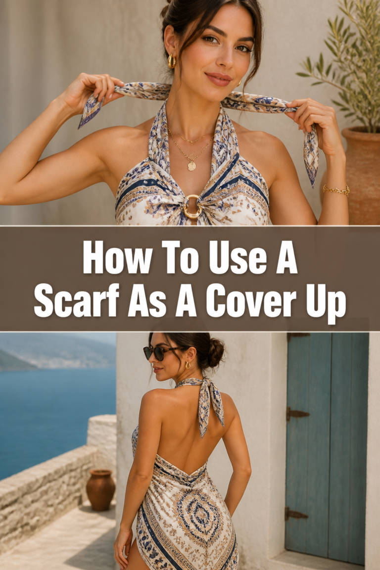 🧣 How To Use A Scarf As A Cover Up