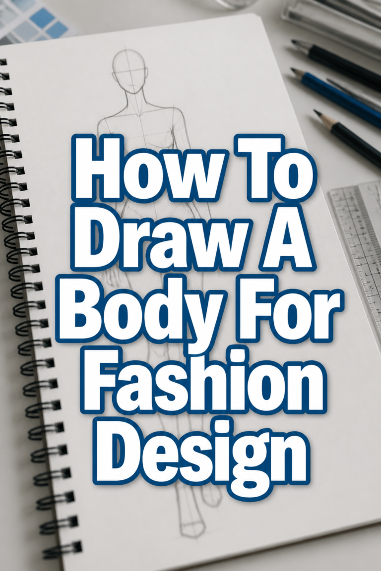 🎨 How To Draw A Body For Fashion Design