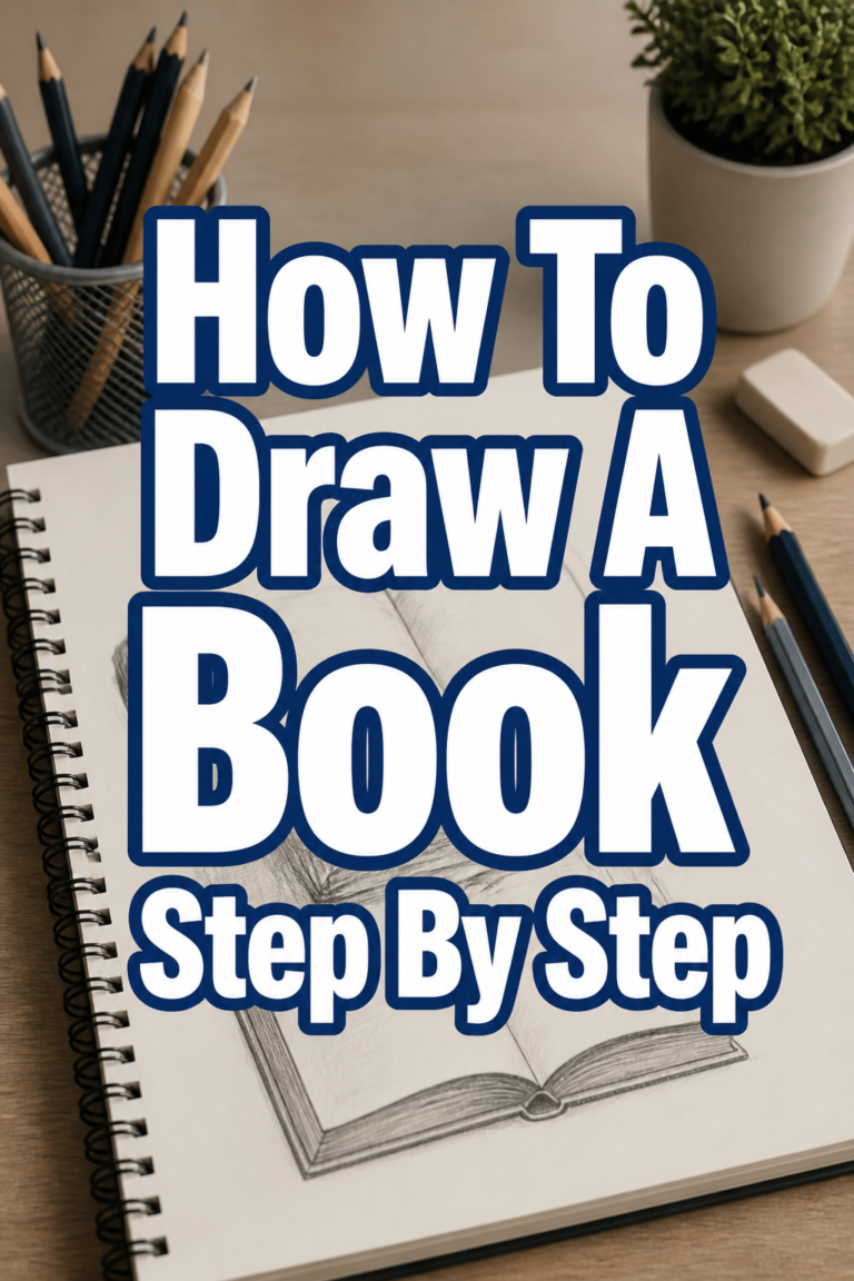 📖 How To Draw A Book Step By Step