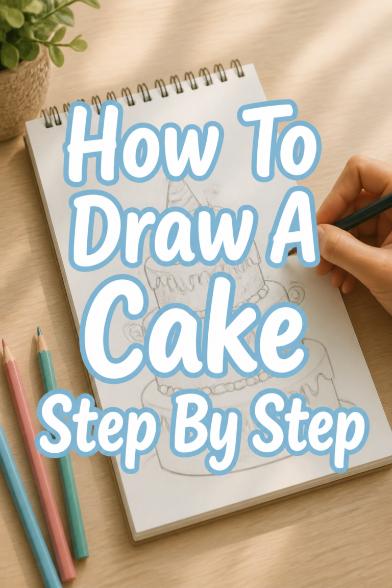🍰 How To Draw A Cake Step By Step