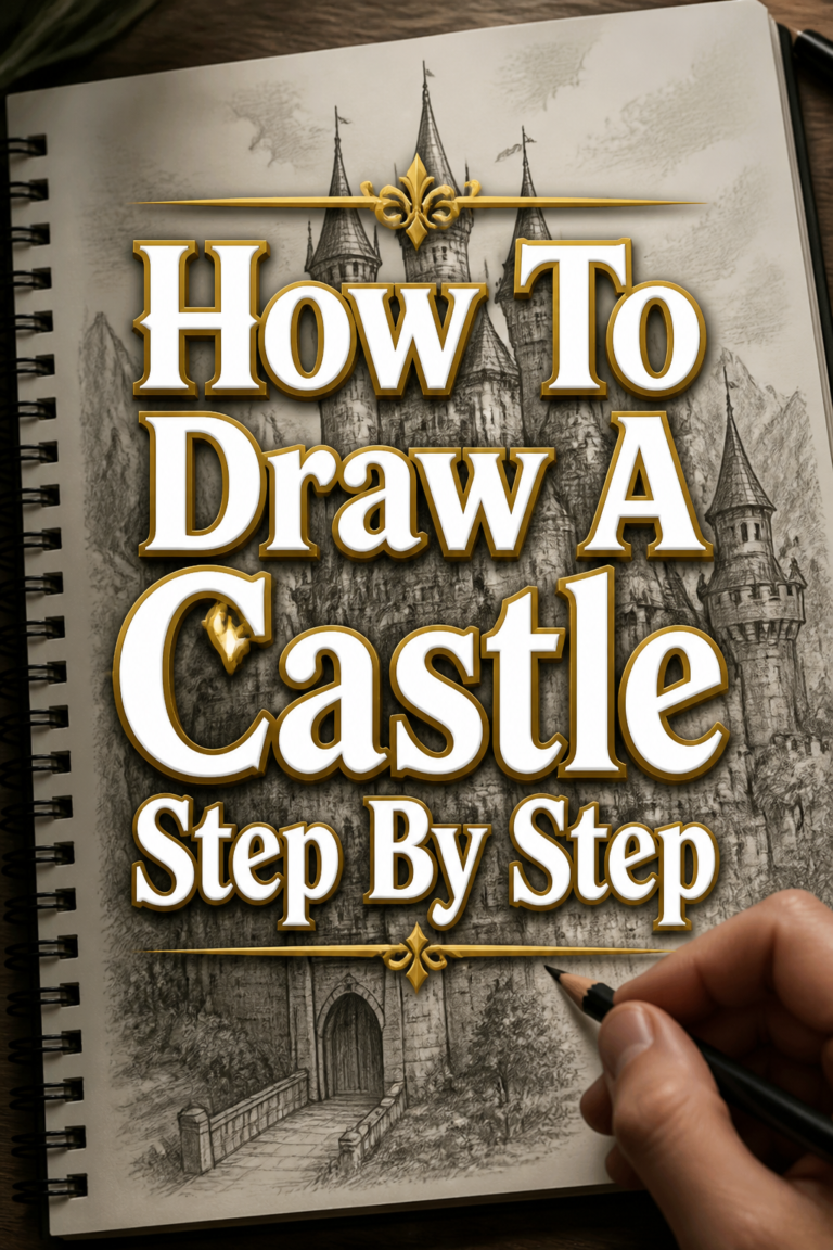 🏰 How To Draw A Castle Step By Step