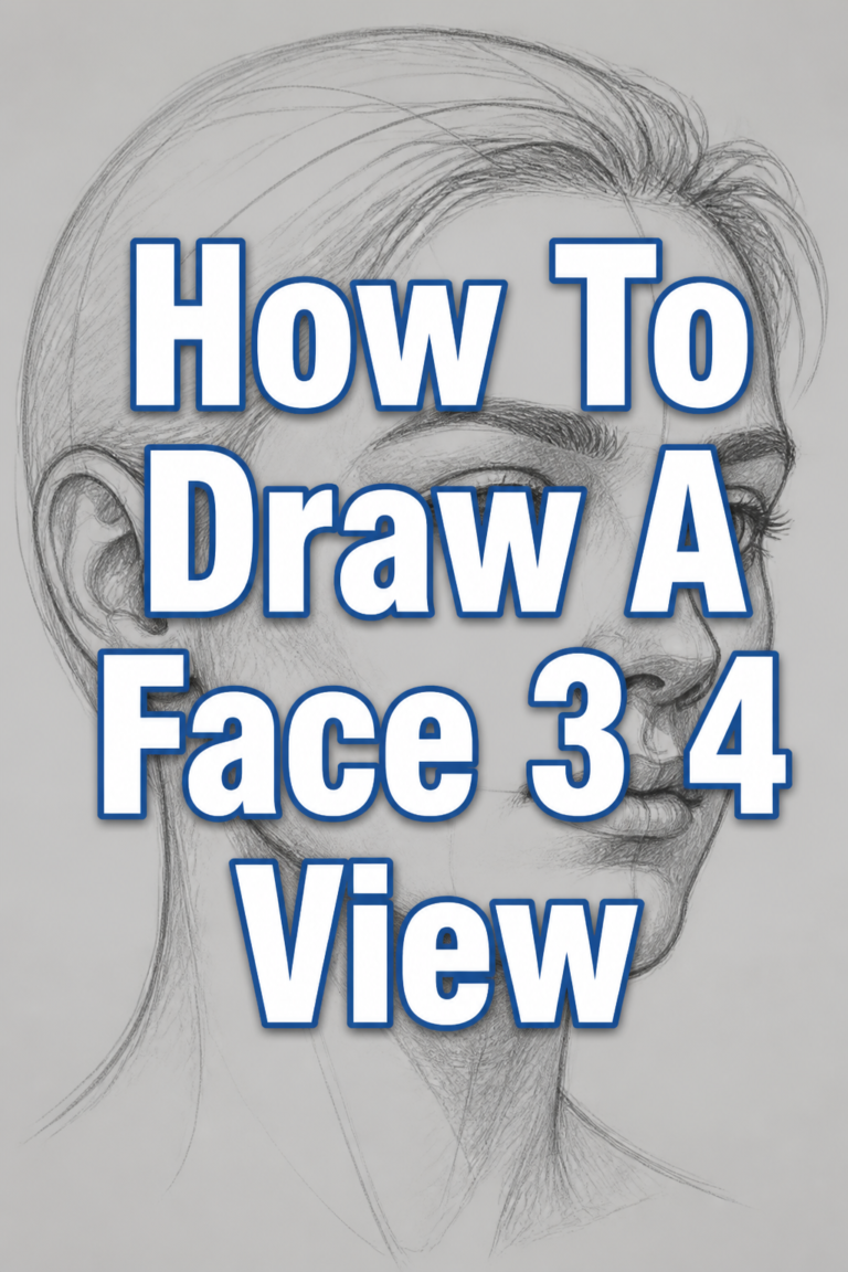 🎨 How To Draw A Face 3 4 View