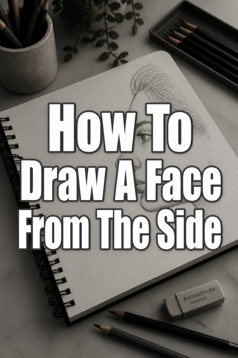 🎨 How To Draw A Face From The Side