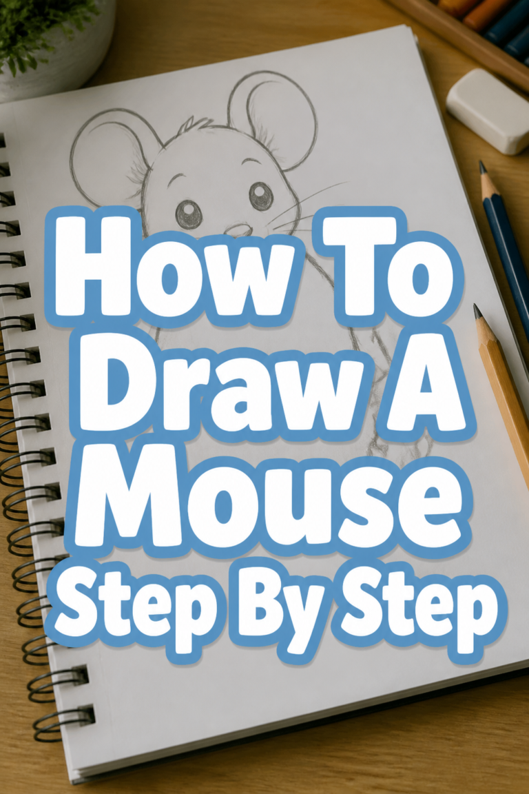 🐭 How To Draw A Mouse Step By Step