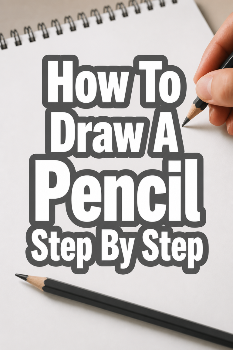 🎨 How To Draw A Pencil Step By Step