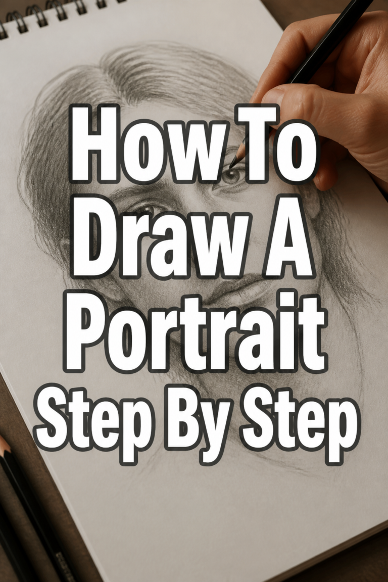 🎨 How To Draw A Portrait Step By Step