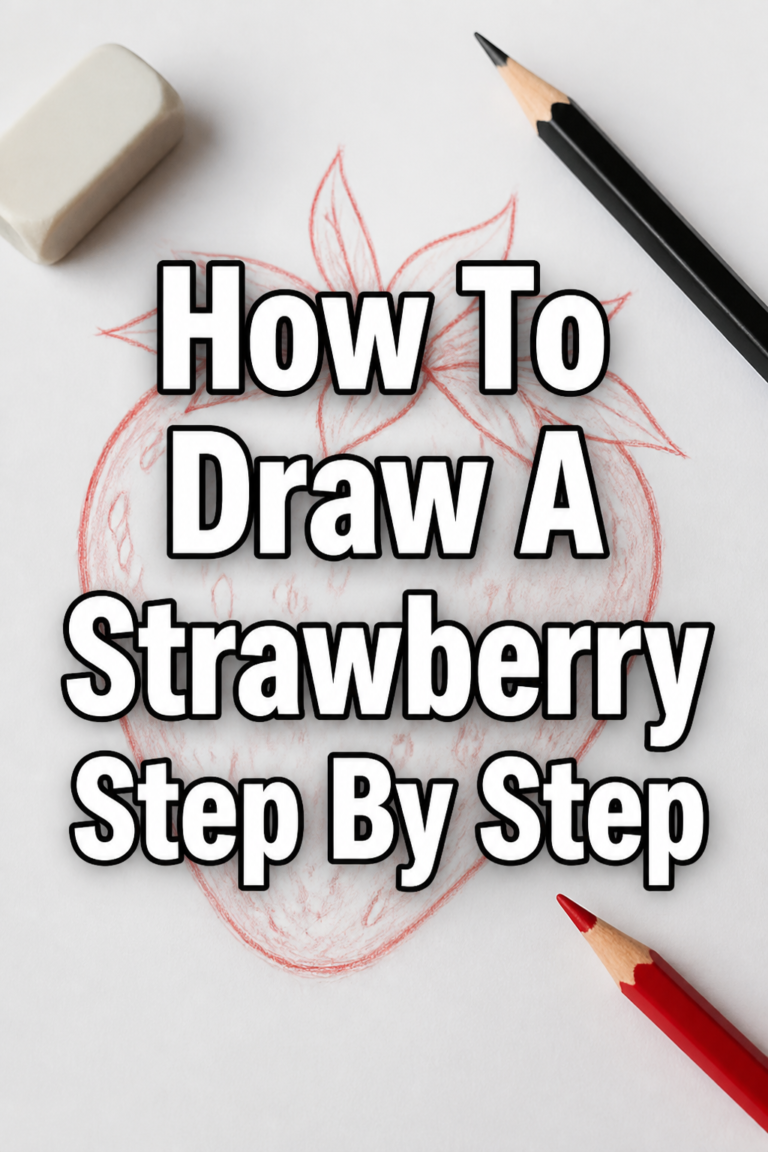 ✨ How To Draw A Strawberry Step By Step