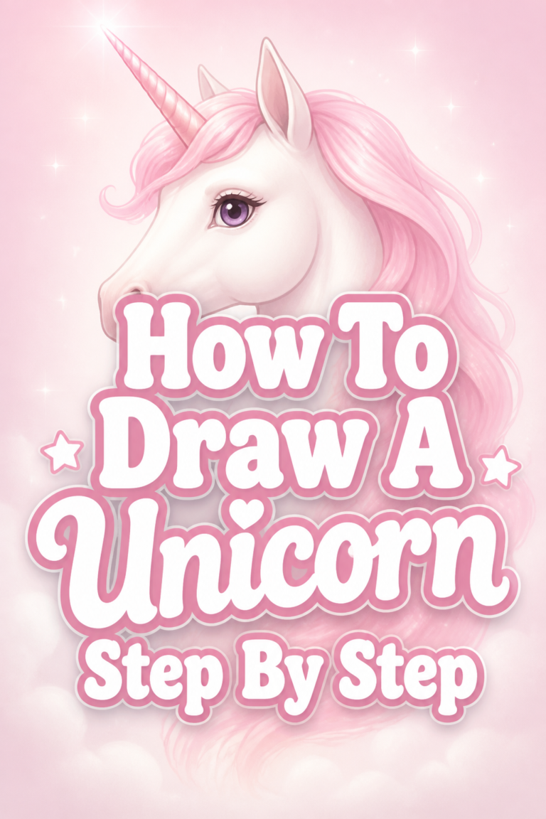 ✨ How To Draw A Unicorn Step By Step