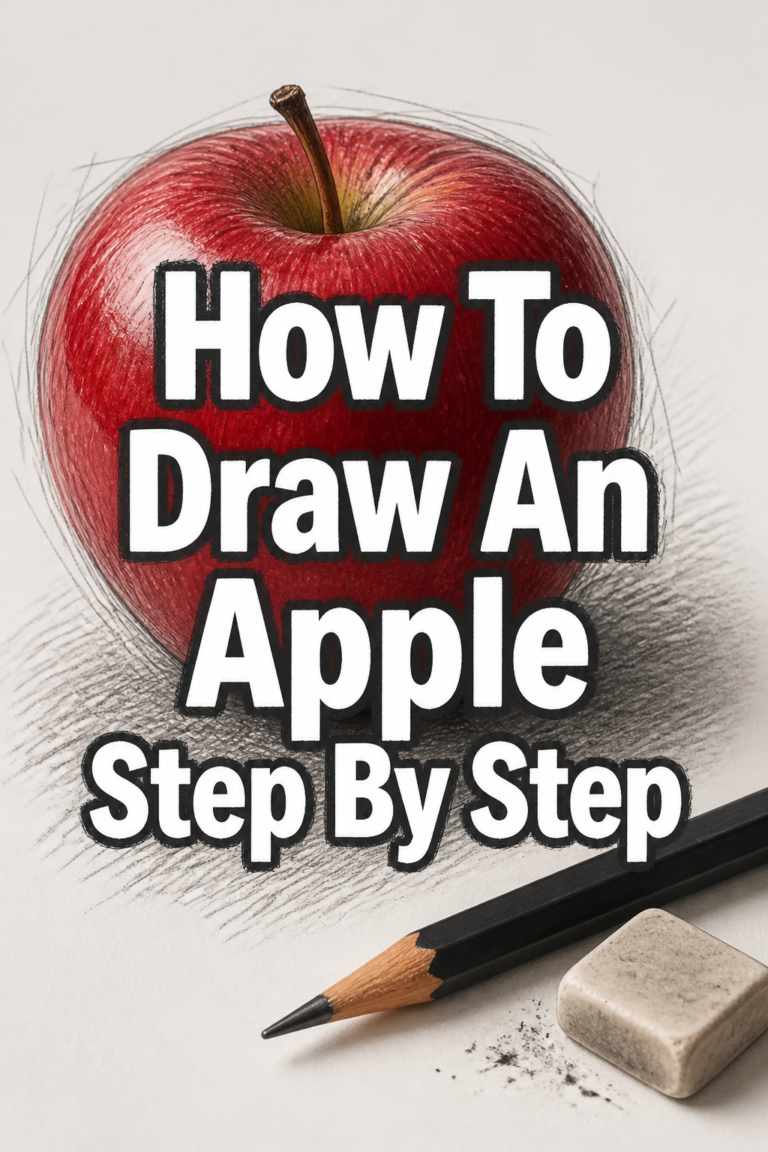 🍎 How To Draw An Apple Step By Step