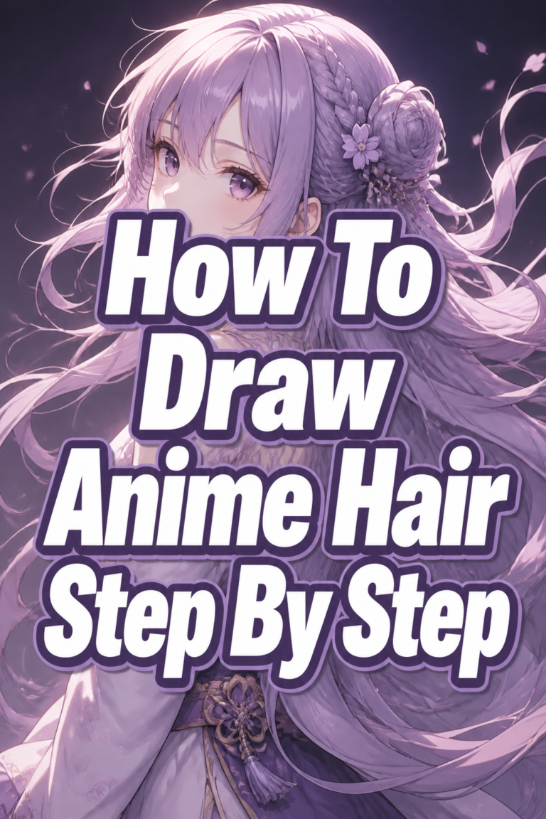 🎨 How To Draw Anime Hair Step By Step