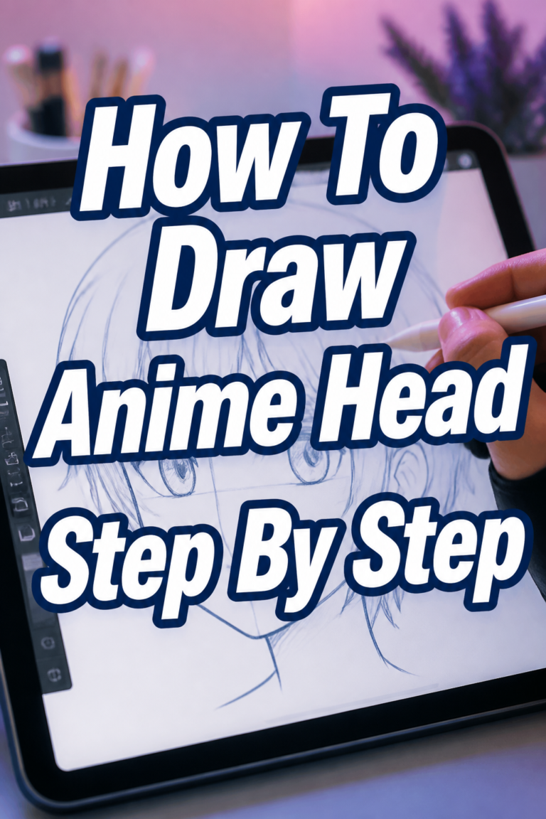 🎨 How To Draw Anime Head Step By Step