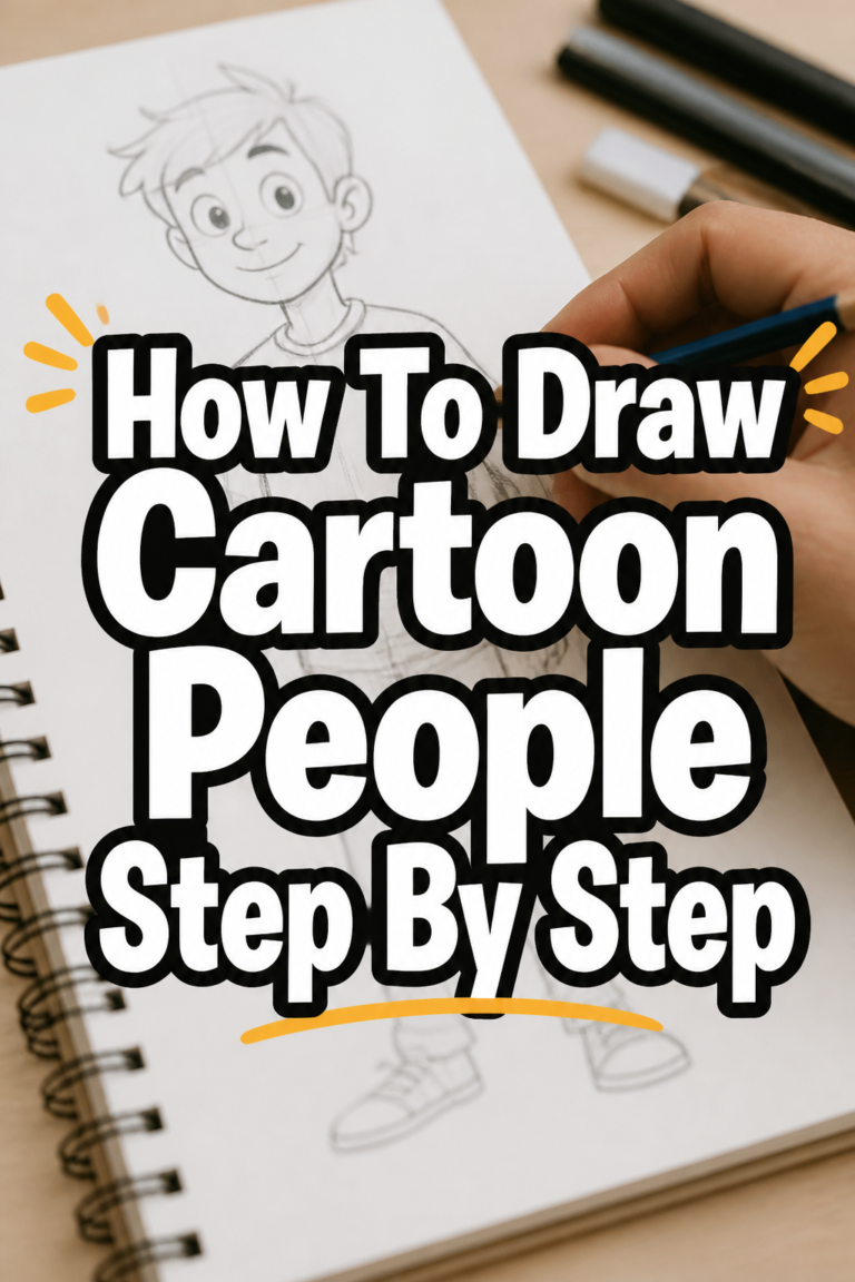 🎨 How To Draw Cartoon People Step By Step