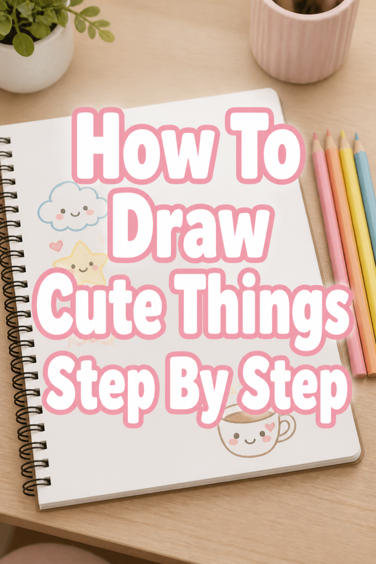 ✨ How To Draw Cute Things Step By Step
