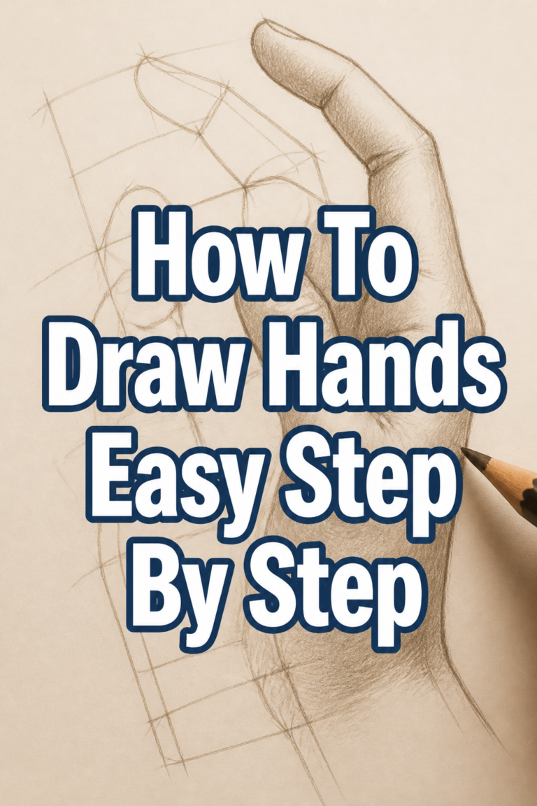 ✍️ How To Draw Hands Easy Step By Step