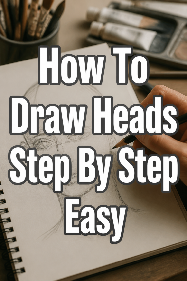 ✏️ How To Draw Heads Step By Step Easy