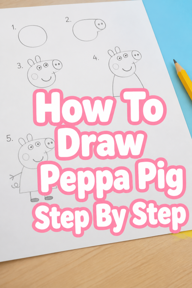 🐷 How To Draw Peppa Pig Step By Step