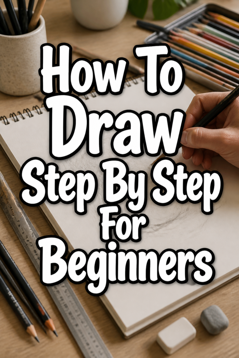 ✏️ How To Draw Step By Step For Beginners