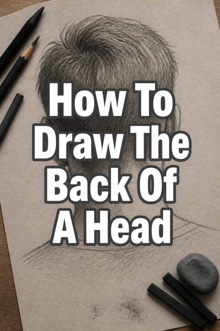 🎨 How To Draw The Back Of A Head