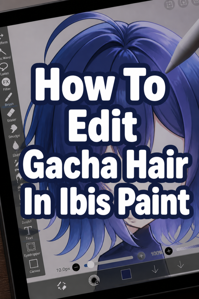 💡 How To Edit Gacha Hair In Ibis Paint