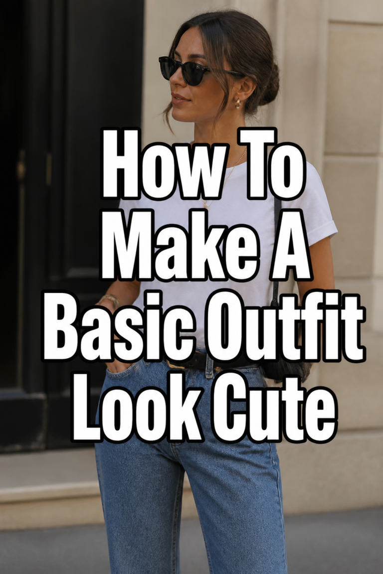 ✨ How To Make A Basic Outfit Look Cute