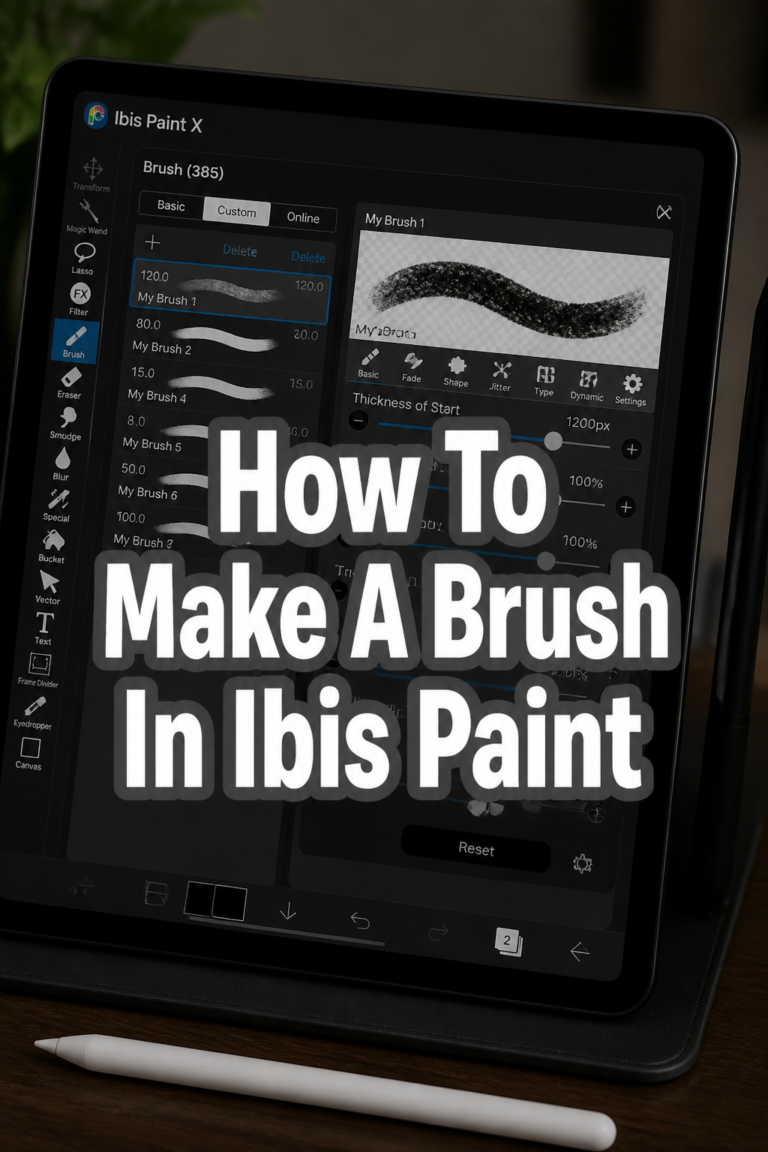 🖌️ How To Make A Brush In Ibis Paint
