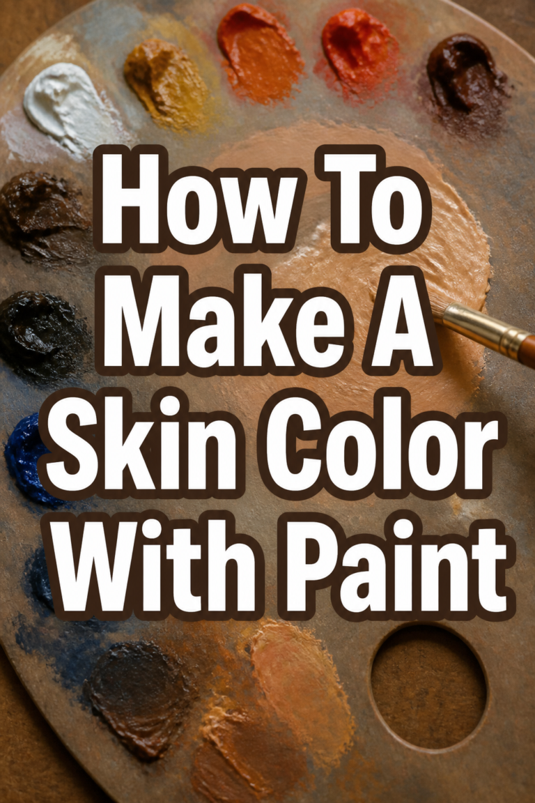 🌟 How To Make A Skin Color With Paint