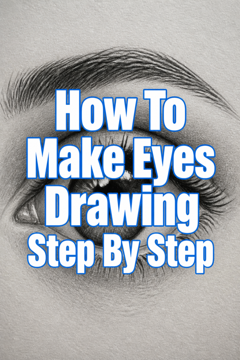 👁️ How To Make Eyes Drawing Step By Step