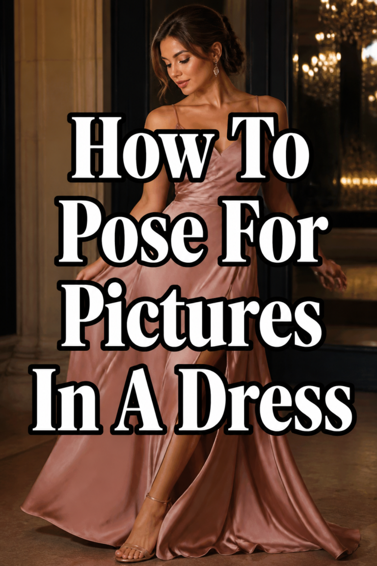 👗 How To Pose For Pictures In A Dress